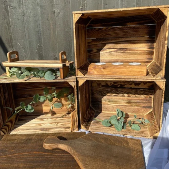 Wooden crates 40x30x24 cm