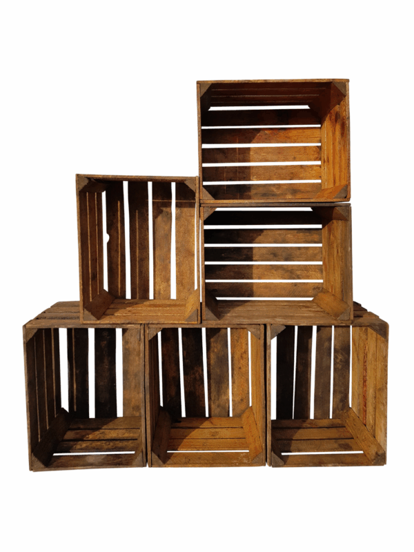 Vintage wooden crates 50x40x30