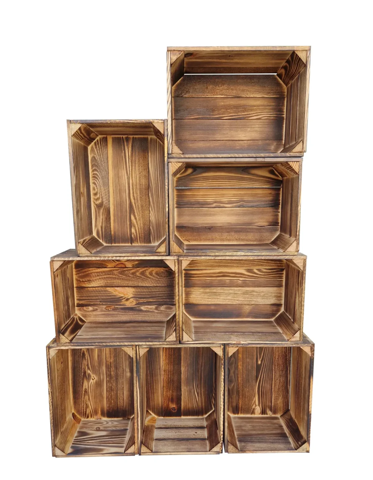Projekt bez nazwy - 2025-12-26T122002.820 (1) Set of 10 wooden crates burnt effect 35x25x19 cm
