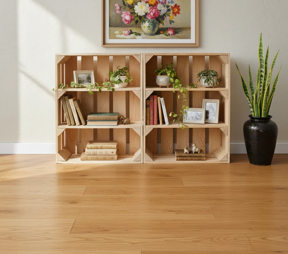 Modular wooden crates